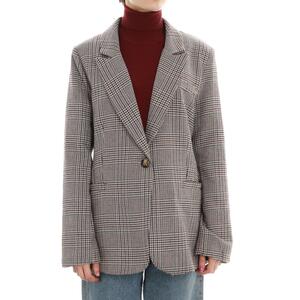 GIACCA CHECKED BORDEAUX